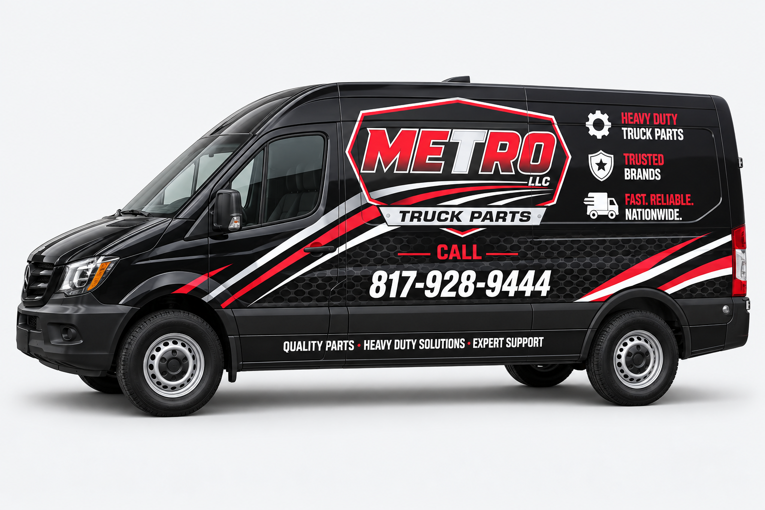 Metro Truck Parts delivery van